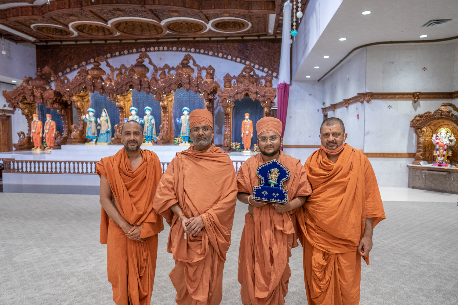 Satshri Vishwavallabh Swami Visits Haridham Mandir